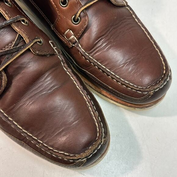 VERY GOOD Rancourt & Co. Harrison Boot Heritage Leather Brown Made in USA 12 D - Picture 7 of 11